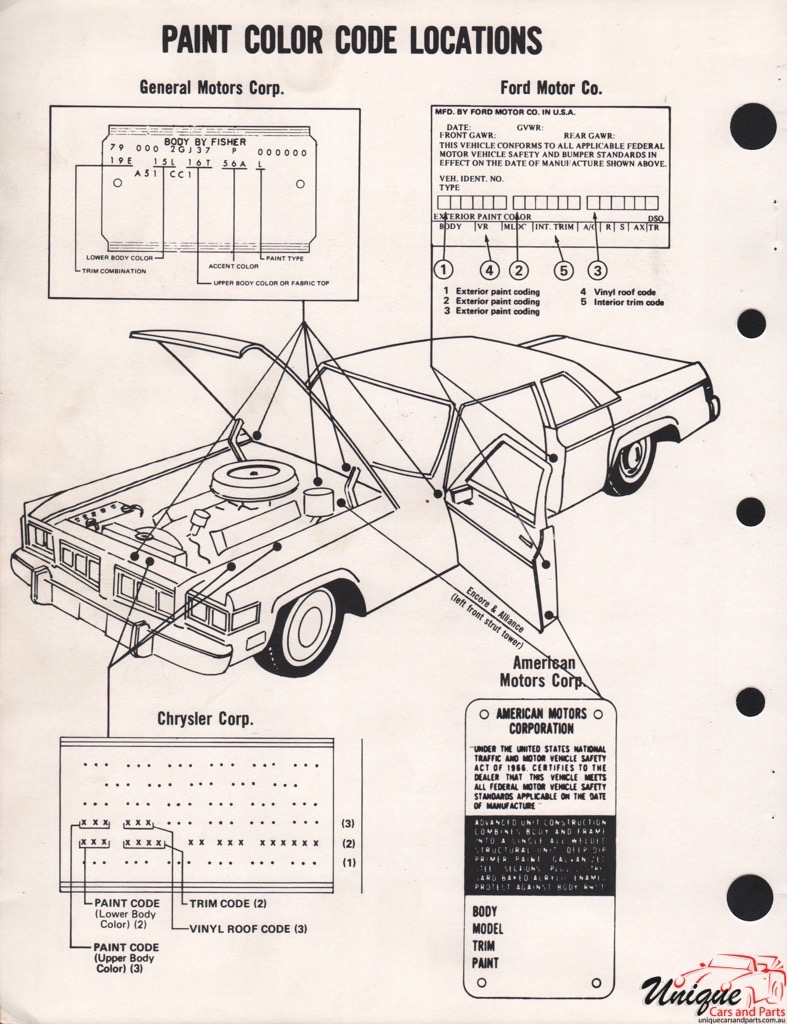 1984 Chrysler Paint Charts Martin-Senour 9